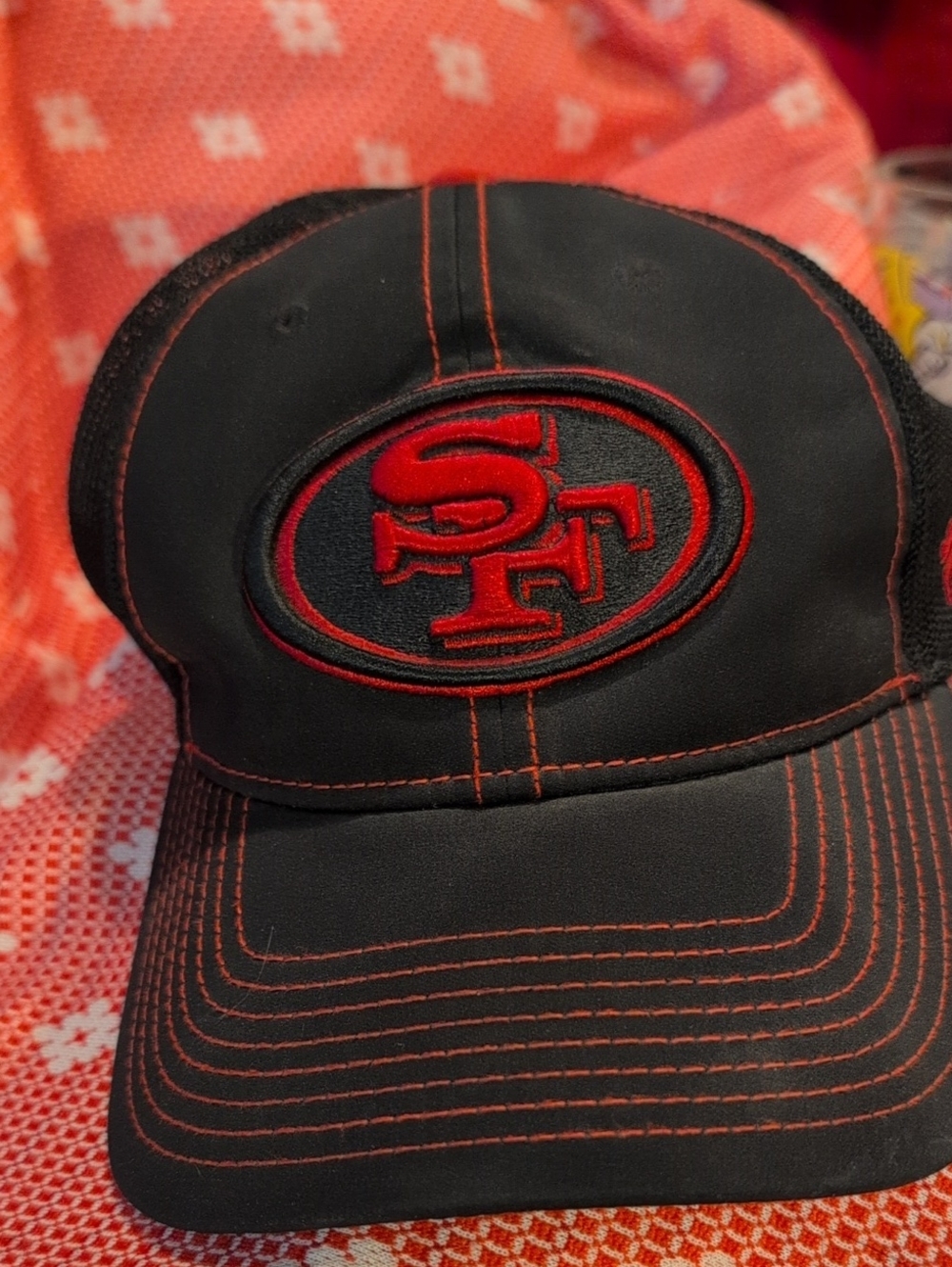 San Francisco 49ers NFL Pro Line Baseball Cap Hat Flex Sz L XL